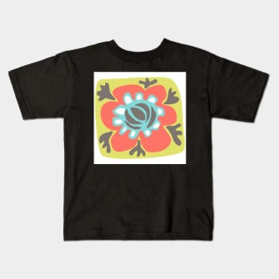 1960s Mod Retro Flower Kids T-Shirt